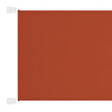 Vidaxl Luifel Vertical 100x800 cm Oxford Stof Terracotta -farvet