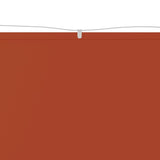 Vidaxl Luifel Vertical 100x800 cm Oxford Stof Terracotta -farvet