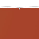 Vidaxl Luifel Vertical 140x800 cm Oxford tkanina terakota -obarvana