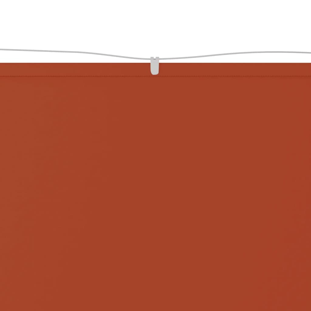 Vidaxl Luifel Vertical 180x600 cm Oxford tkanina terakota -obarvana