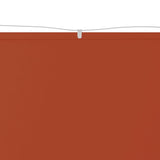 Vidaxl Luifel Vertical 180x600 cm Oxford tkanina terakota -obarvana