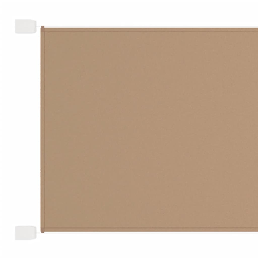 Vidaxl Luifel verticale 140x360 cm tessuto oxford taupe