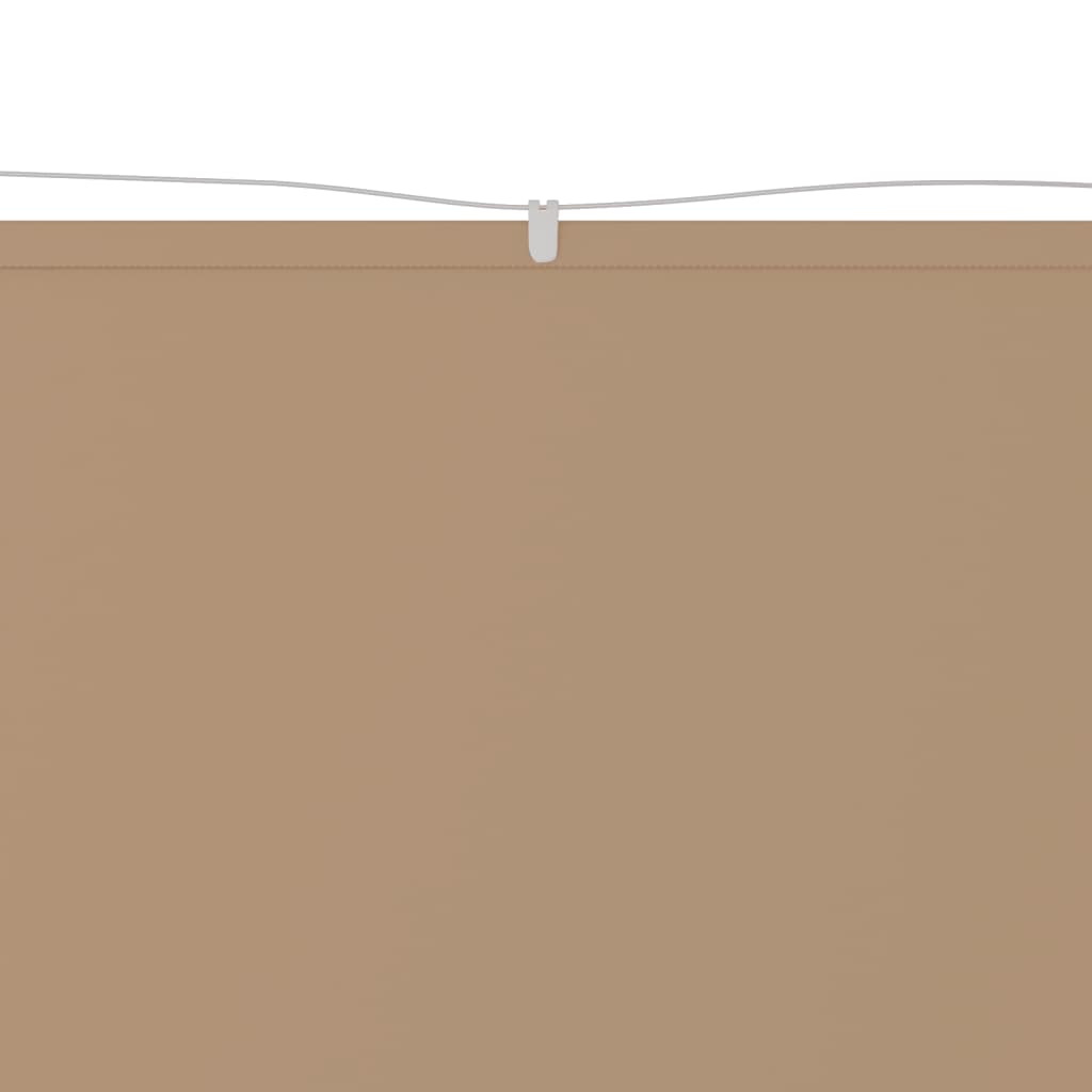 Vidaxl Luifel verticale 140x360 cm tessuto oxford taupe