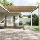 Vidaxl Luifel verticale 140x360 cm tessuto oxford taupe