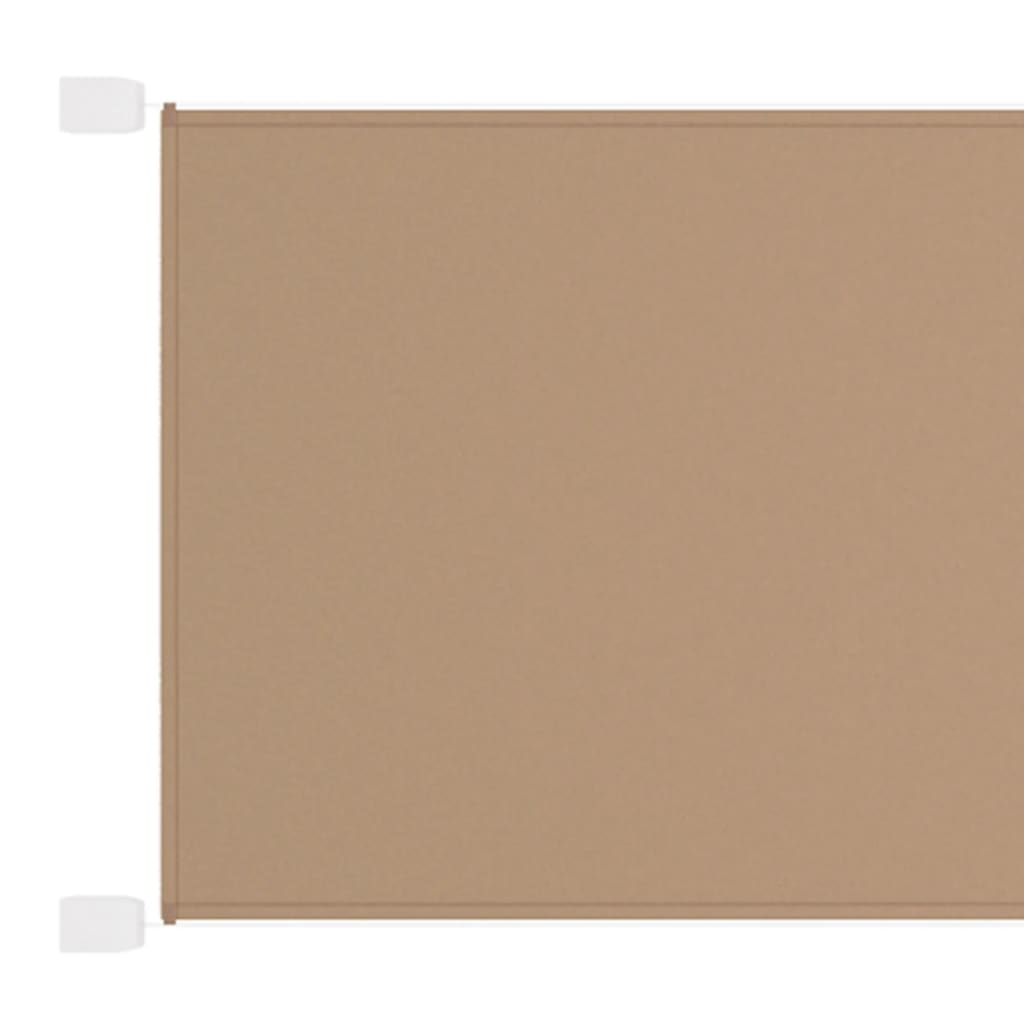 Vidaxl Luifel Vertical 140x420 cm Oxford tissu taupe