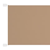 Vidaxl Luifel Vertical 140x420 cm Oxford tissu taupe