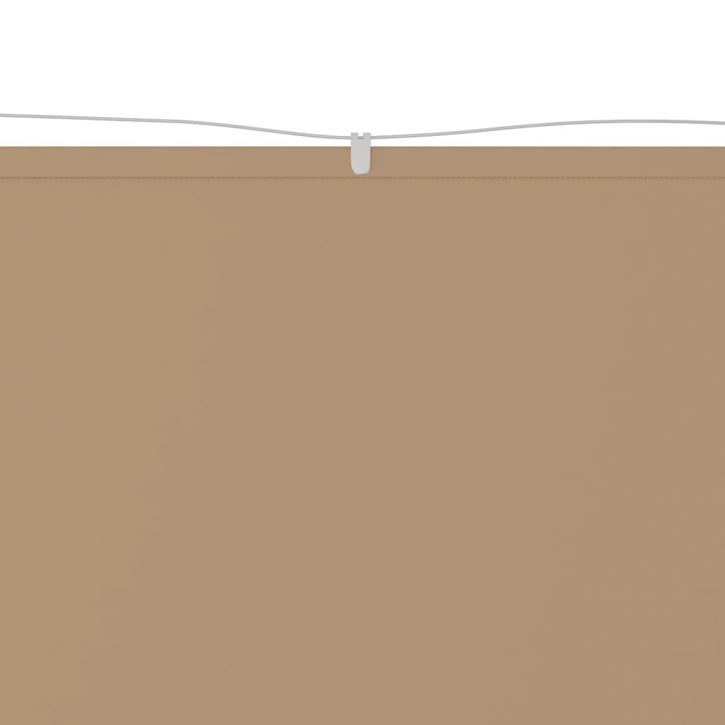 Vidaxl Luifel Vertical 140x420 cm Oxford tissu taupe