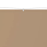 Vidaxl Luifel Vertical 140x420 cm Oxford tissu taupe