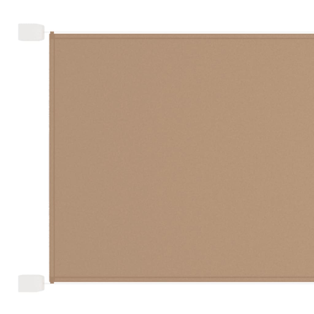 Vidaxl Luifel Vertical 140x600 cm Oxford fabric taupe
