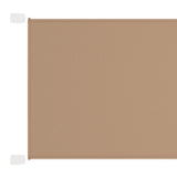Vidaxl Luifel Vertical 140x600 cm Oxford fabric taupe