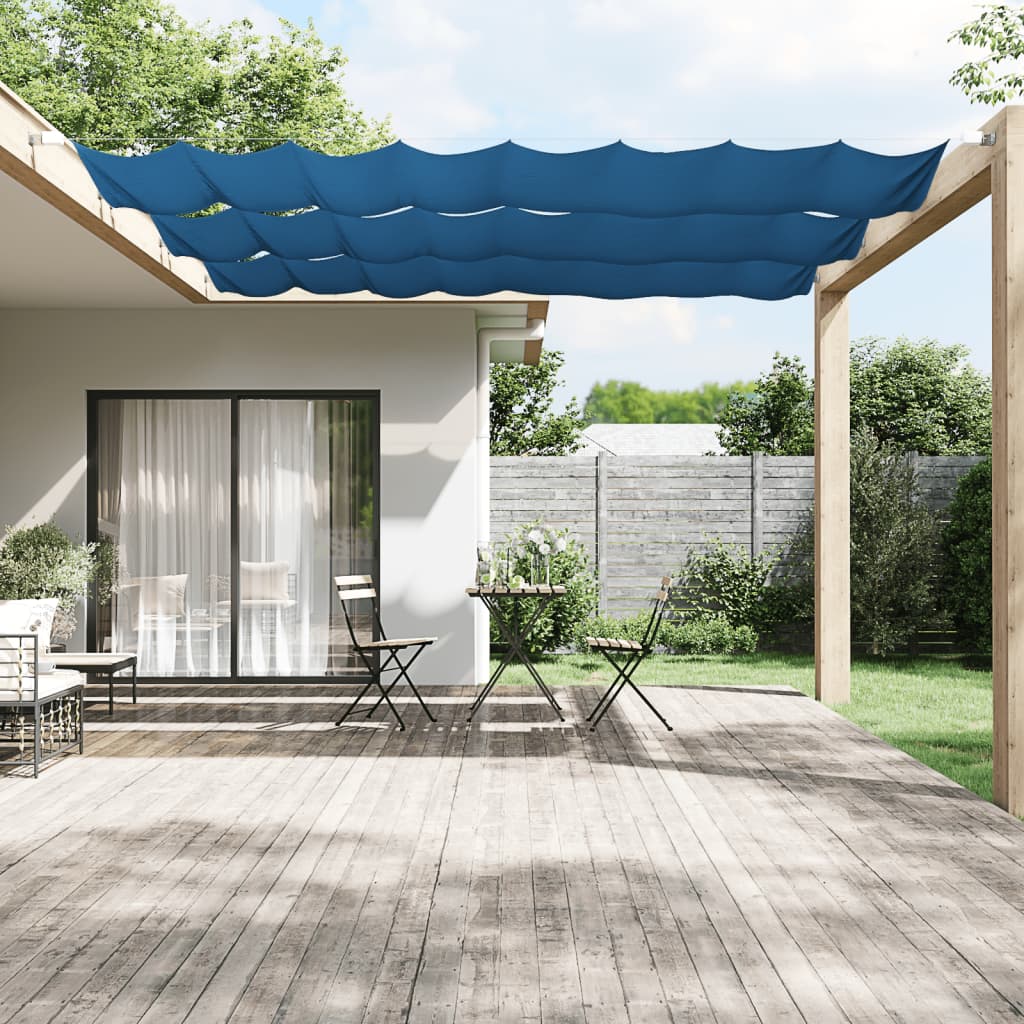 Vidaxl Luifel verticale 60x360 cm tessuto blu blu
