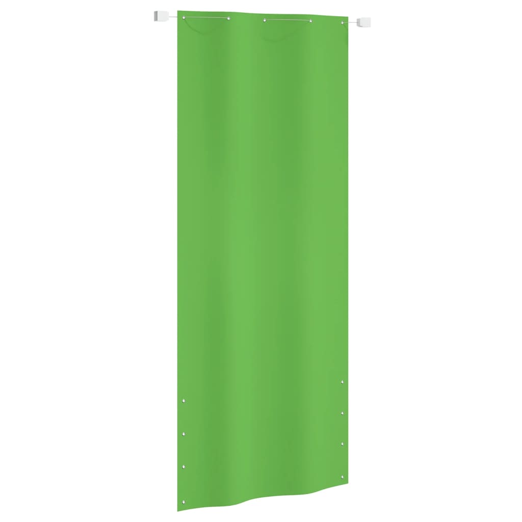 Obrazovka balkonu Vidaxl 100x240 cm oxfordská látka světle zelená