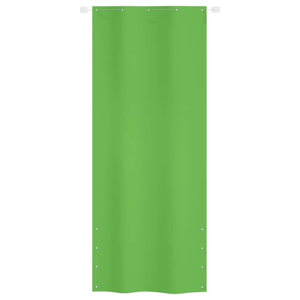Obrazovka balkonu Vidaxl 100x240 cm oxfordská látka světle zelená
