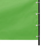 Obrazovka balkonu Vidaxl 100x240 cm oxfordská látka světle zelená