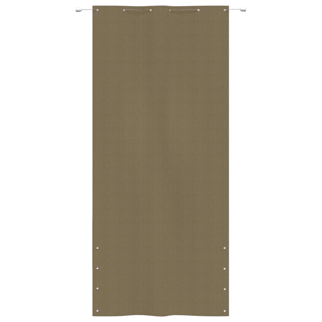 Vidaxl balkonskærm 120x240 cm Oxford stof taupe