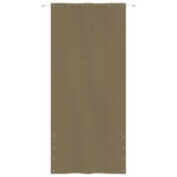 Vidaxl balkonskærm 120x240 cm Oxford stof taupe