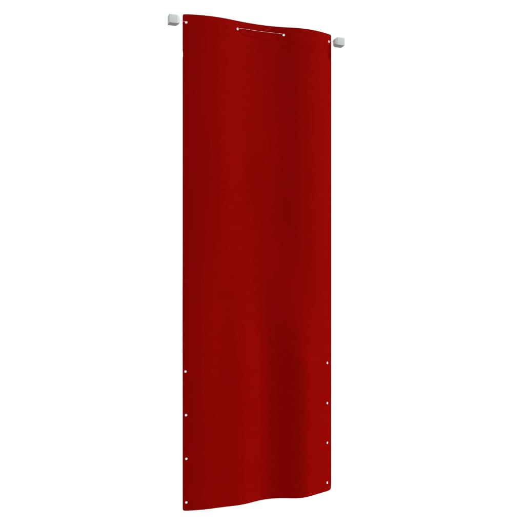 Pantalla de balcón Vidaxl 80x240 CM Oxford Fabric Red