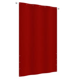 Balkon zaslon Vidaxl 140x240 cm Oxford tkanina rdeča