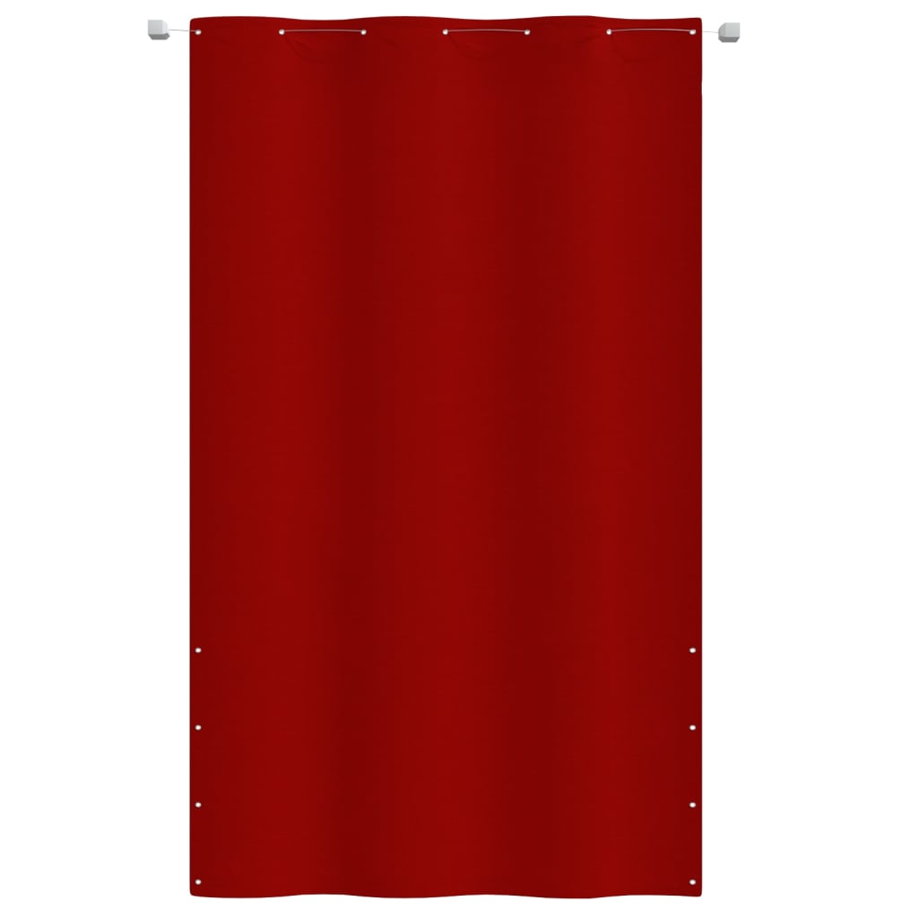 Balkon zaslon Vidaxl 140x240 cm Oxford tkanina rdeča