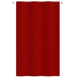 Balkon zaslon Vidaxl 140x240 cm Oxford tkanina rdeča