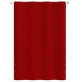 Obrazovka balkonu Vidaxl 160x240 cm Oxfordská látka červená