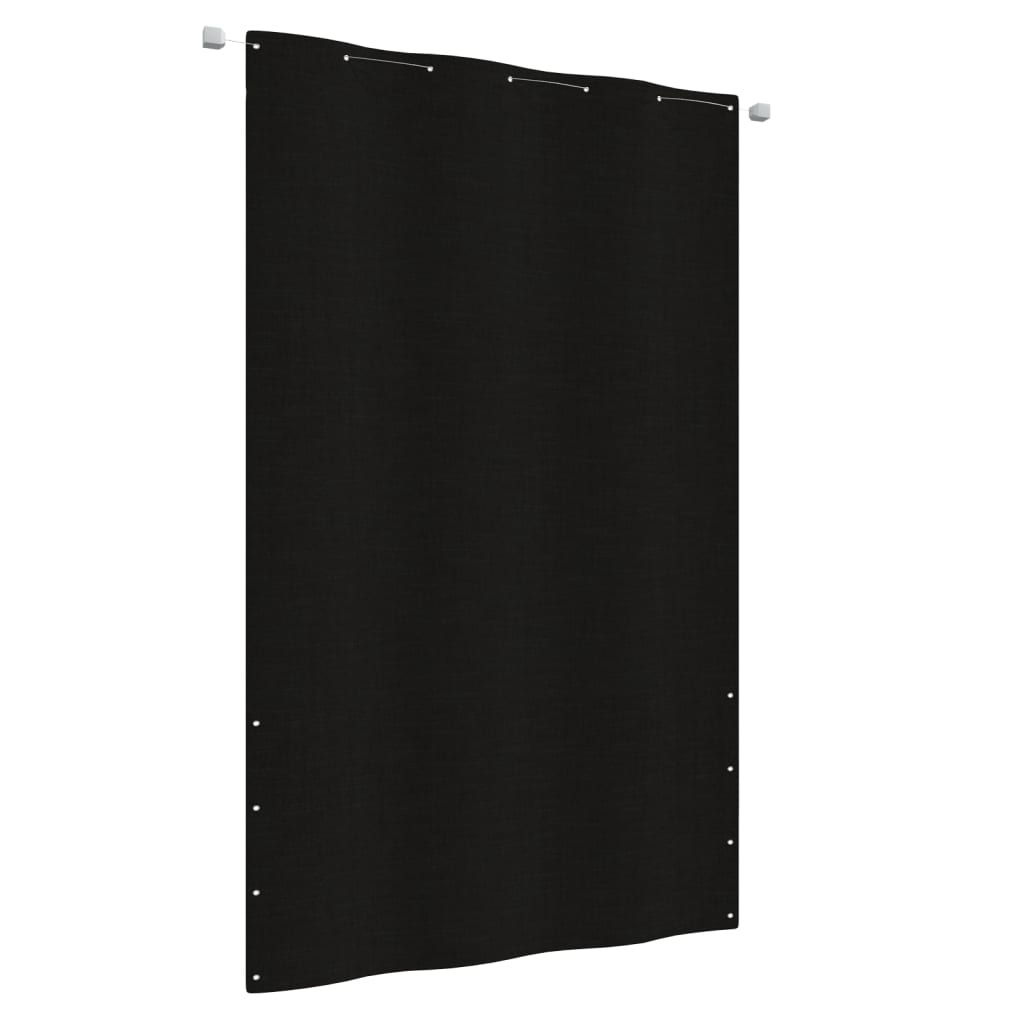 Obrazovka balkonu Vidaxl 140x240 cm oxford textilie černá