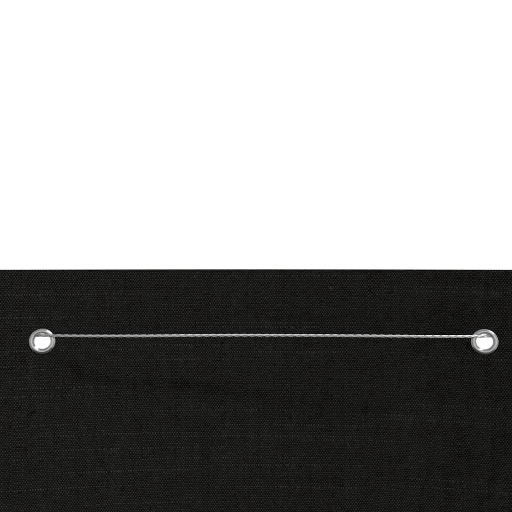 Obrazovka balkonu Vidaxl 140x240 cm oxford textilie černá