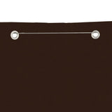 Vidaxl Balkon zaslon 80x240 cm Oxford tkanina rjava