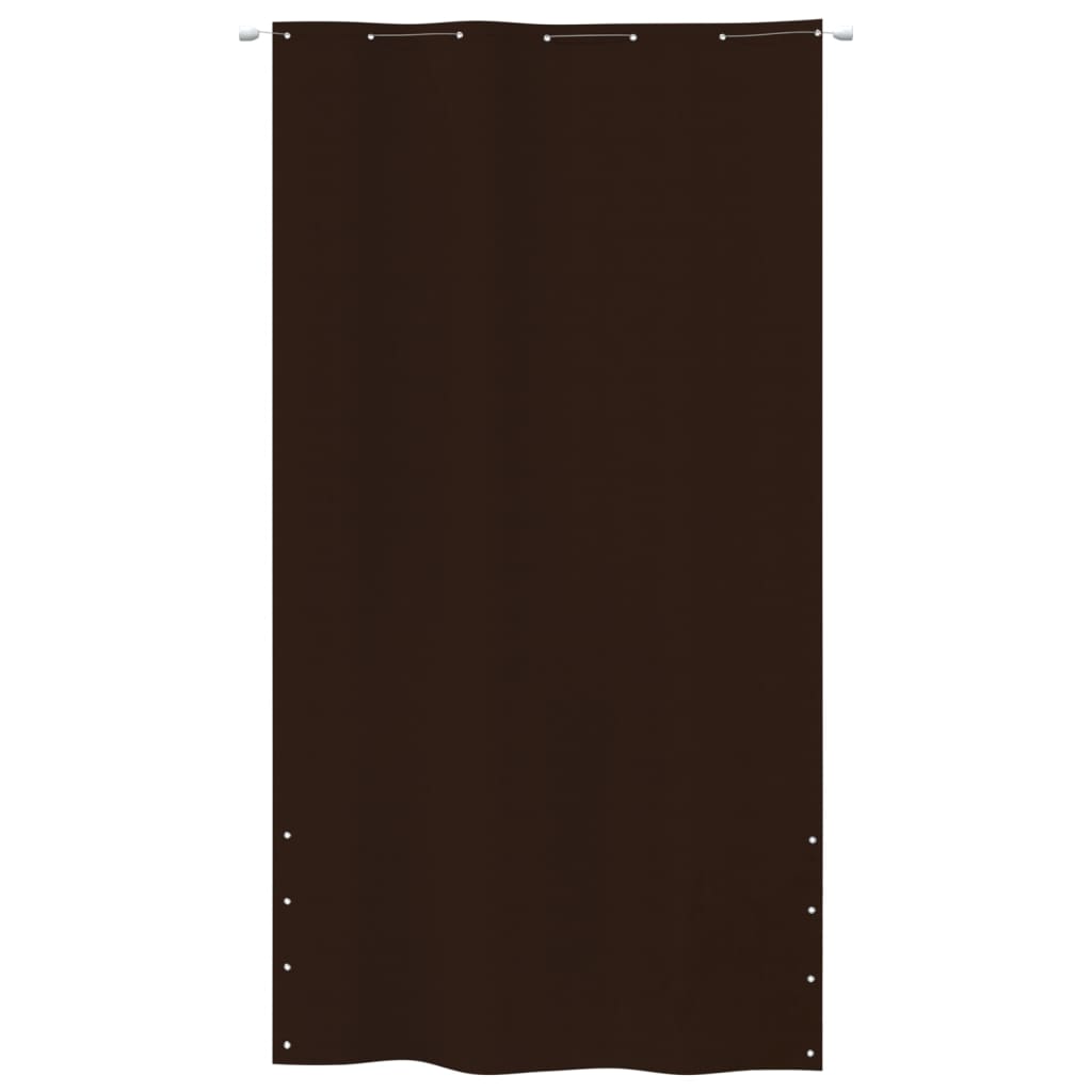 Vidaxl Balkon zaslon 140x240 cm Oxford tkanina rjava