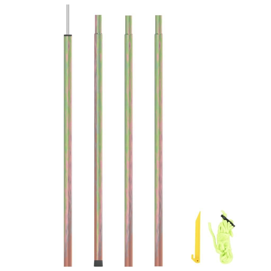 Vidaxl Suncreen Posts 200 cm ocynkowana stal