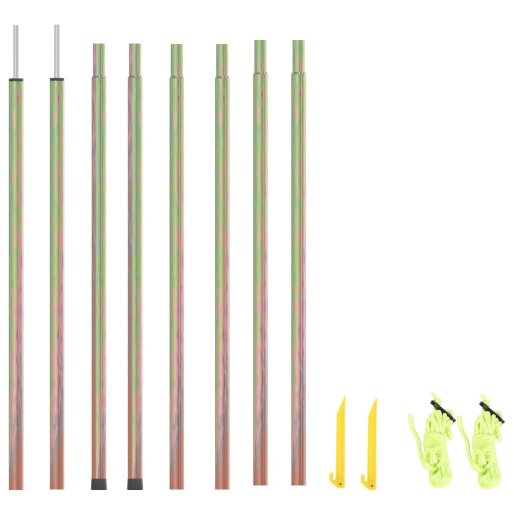Vidaxl Sunset Poles 2 St 200 cm galvanizovaná ocel