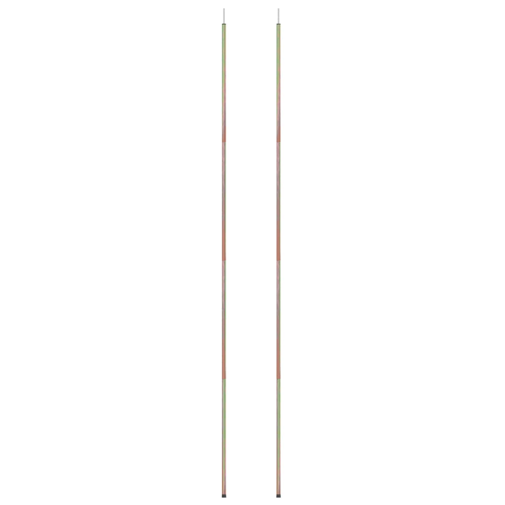 Vidaxl Sunset Poles 2 St 200 cm galvanizovaná ocel
