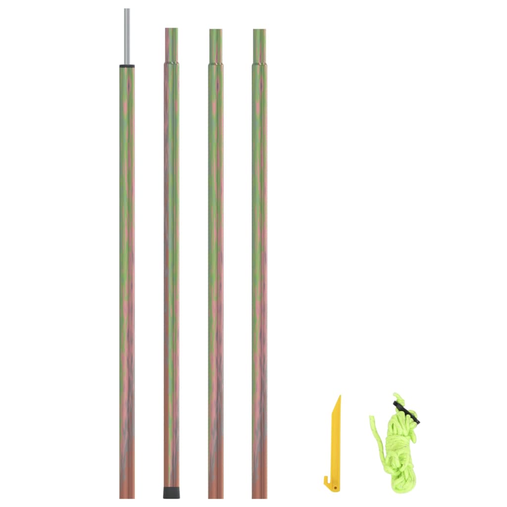 Vidaxl opalovací krém 250 cm galvanizovaná ocel