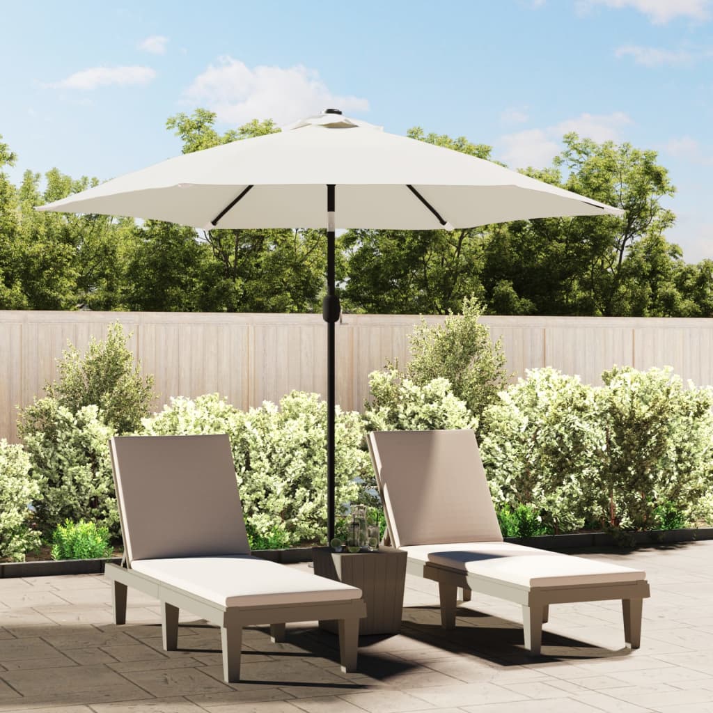 Vidaxl replacement cloth for parasol 300 cm white