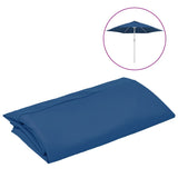 Nadomestna krpa Vidaxl za parasol 300 cm azure modra