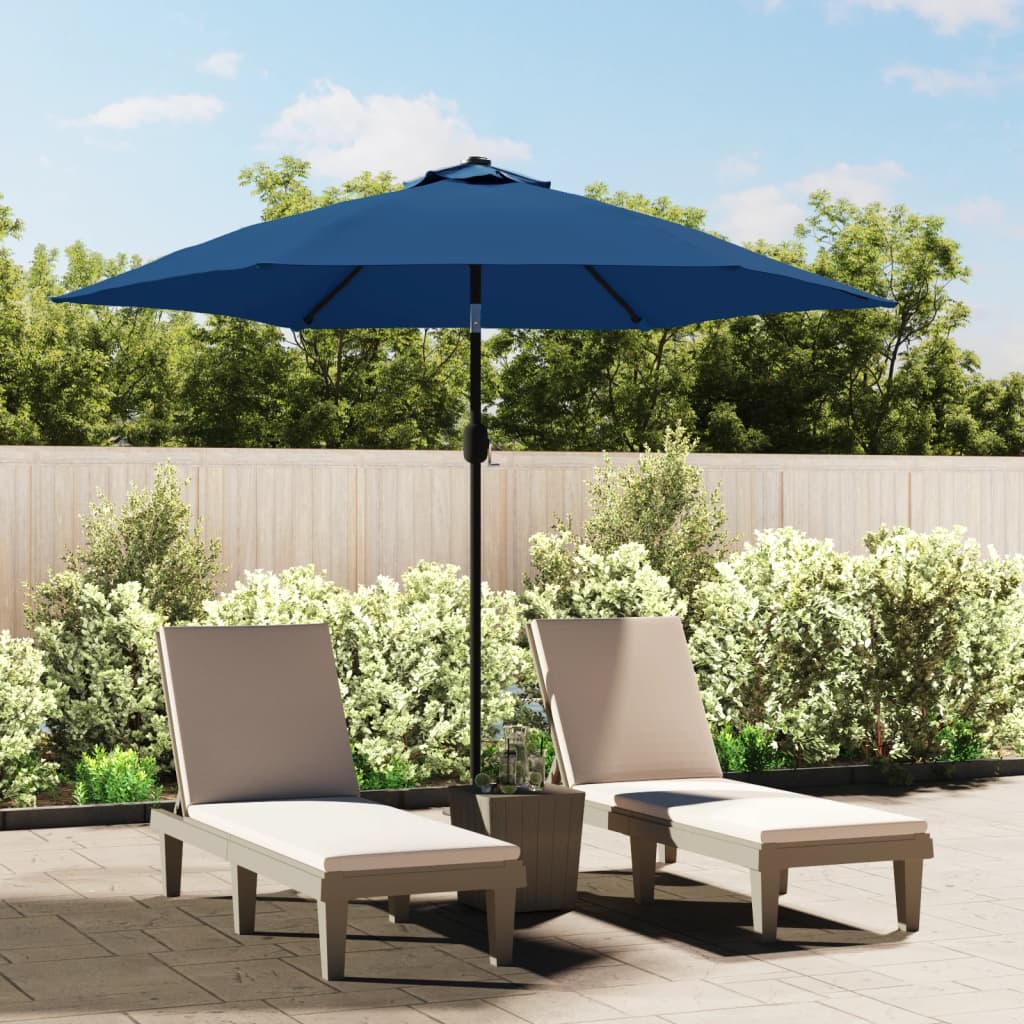 Nadomestna krpa Vidaxl za parasol 300 cm azure modra