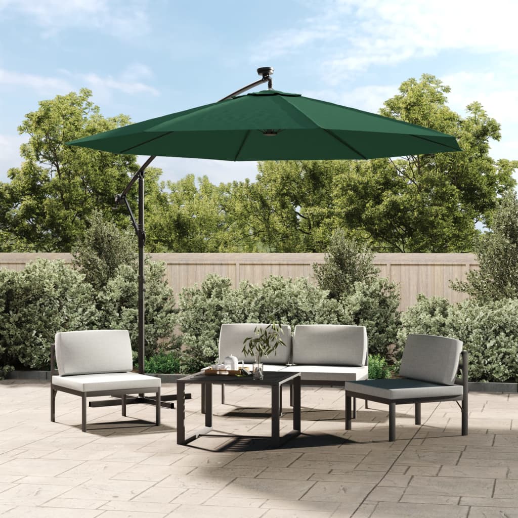Tissu de remplacement Vidaxl pour parasol flottant 300 cm vert