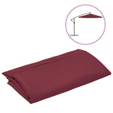 Vidaxl nadomestna krpa za plavajoči parasol 300 cm Bordeaux rdeča
