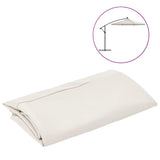 Tissu de remplacement Vidaxl pour parasol flottant 350 cm Blanc