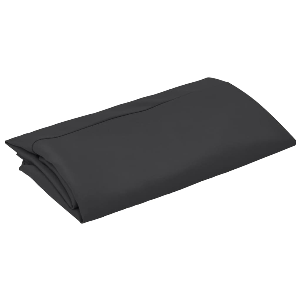 Tissu de remplacement Vidaxl pour parasol flottant 350 cm noir