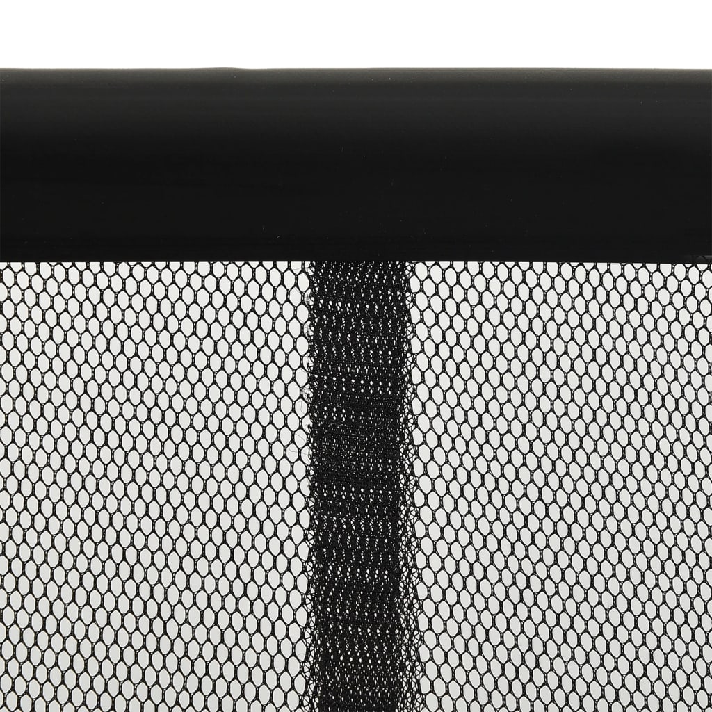 Vidaxl Fly Curtain a 5 pezzi 120x240 cm Mesh nero