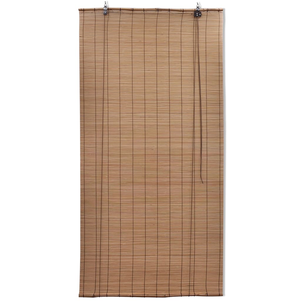 VidaXL Roller Blinds 2 pcs 150x220 cm bamboo brown