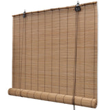 VidaXL Roller Blinds 2 pcs 150x220 cm bamboo brown