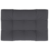 Vidaxl Pallet cushion 120x80x12 cm Fabric Anthracite -colored