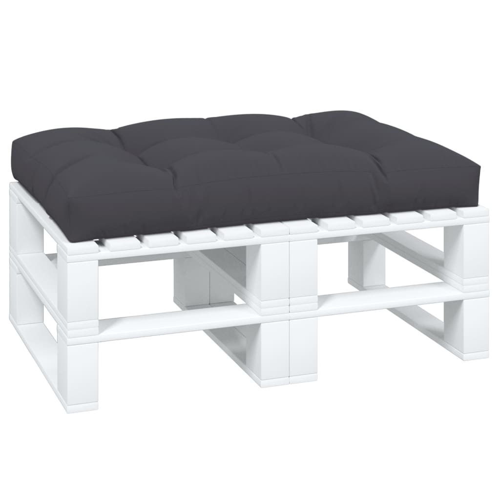Vidaxl Pallet cushion 120x80x12 cm Fabric Anthracite -colored