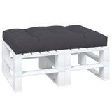 Vidaxl Pallet cushion 120x80x12 cm Fabric Anthracite -colored