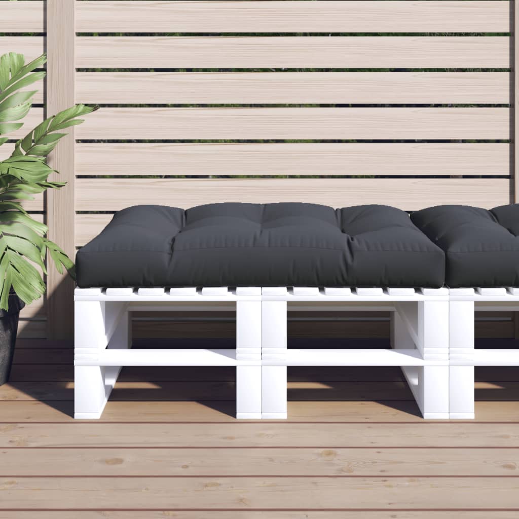 Vidaxl Pallet cushion 120x80x12 cm Fabric Anthracite -colored
