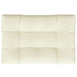 Vidaxl Pallet cushion 120x80x12 cm Fabric Crème -colored