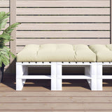 Vidaxl Pallet cushion 120x80x12 cm Fabric Crème -colored