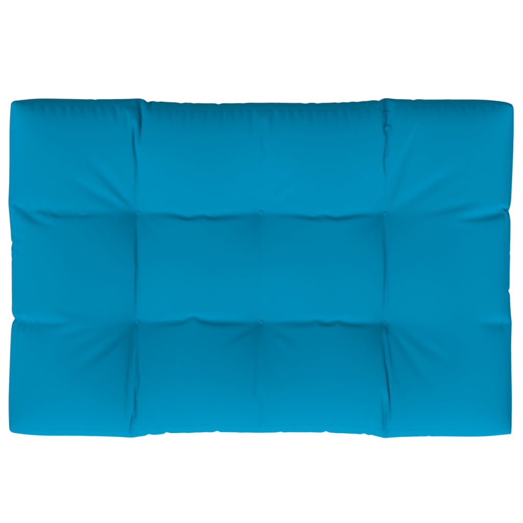 Vidaxl paletna blazina 120x80x12 cm tkanina modra